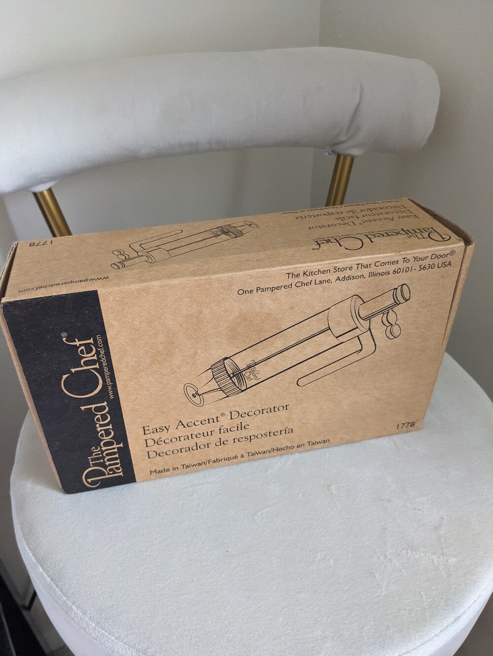 Pampered Chef Easy Accent Decorator #1778 w/ Box & Instructions